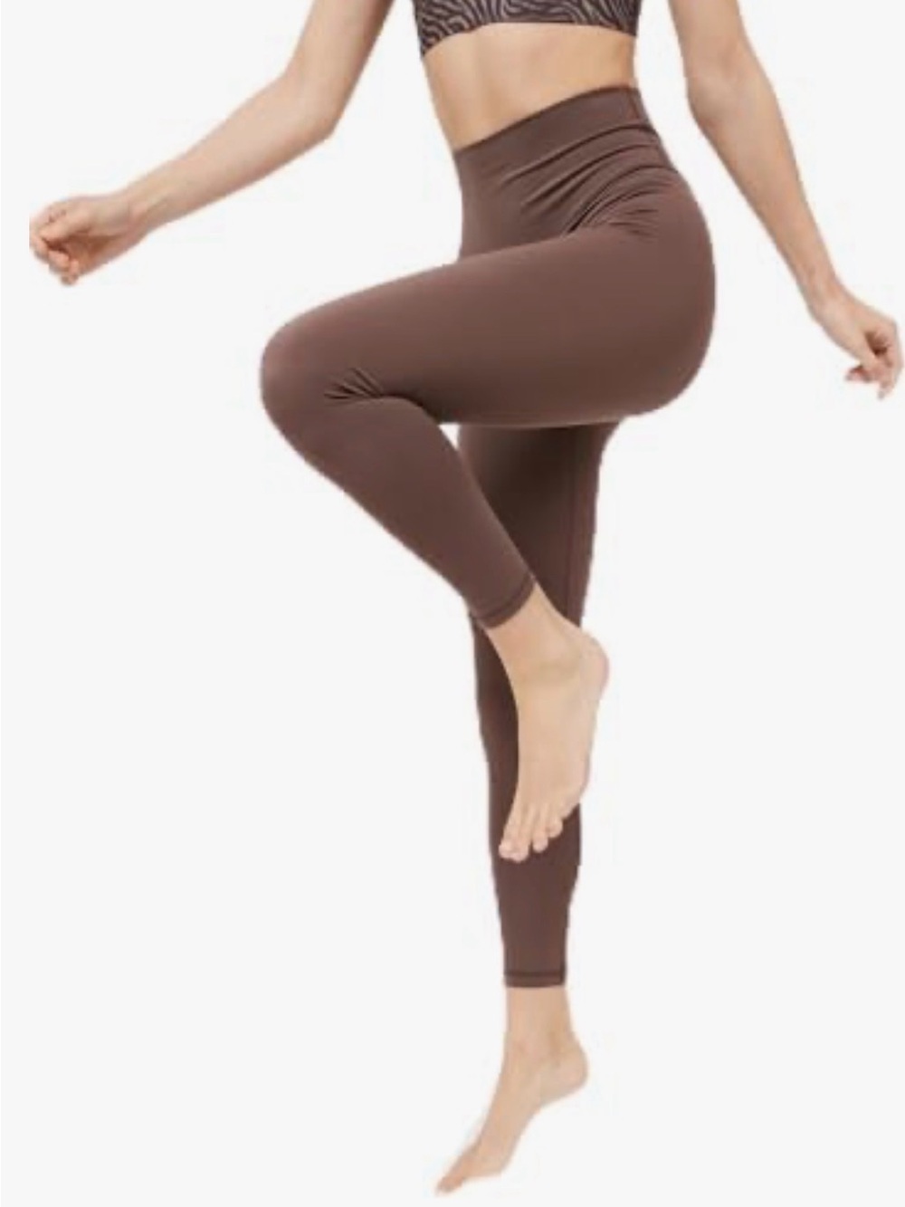 OFFLINE By Aerie Real Me 7/8 Legging Hi-Rise Brown Size Small